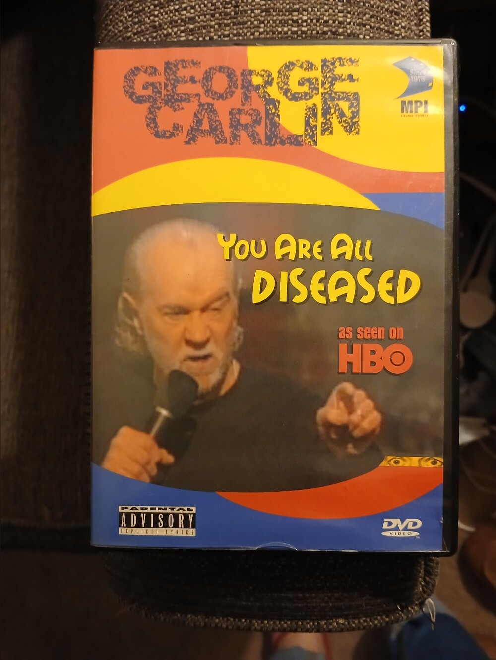 1999 George Carlin HBO Comedy Special DVD.